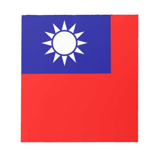 Notepad with Flag of Taiwan (Front)