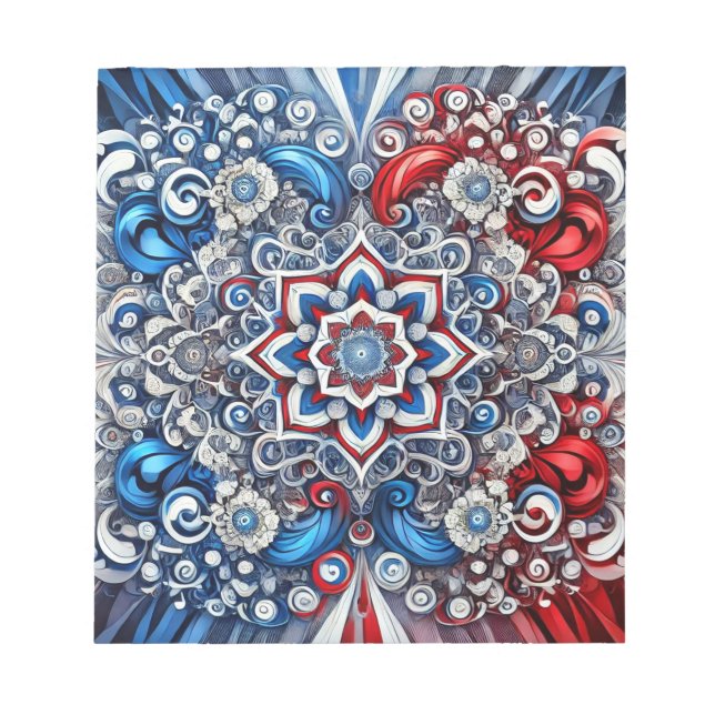 Notepad with French Colours Modern Design (Front)