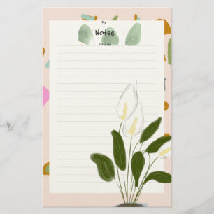 Notepad woman's happines stationery