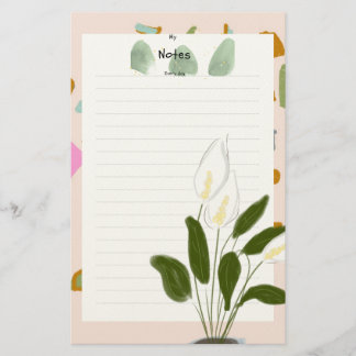 Notepad woman's happines stationery