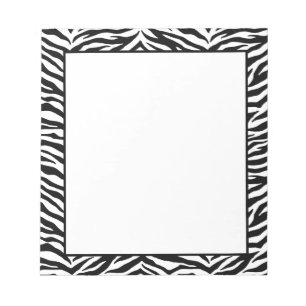 Notepad-Zebra Print Notepad