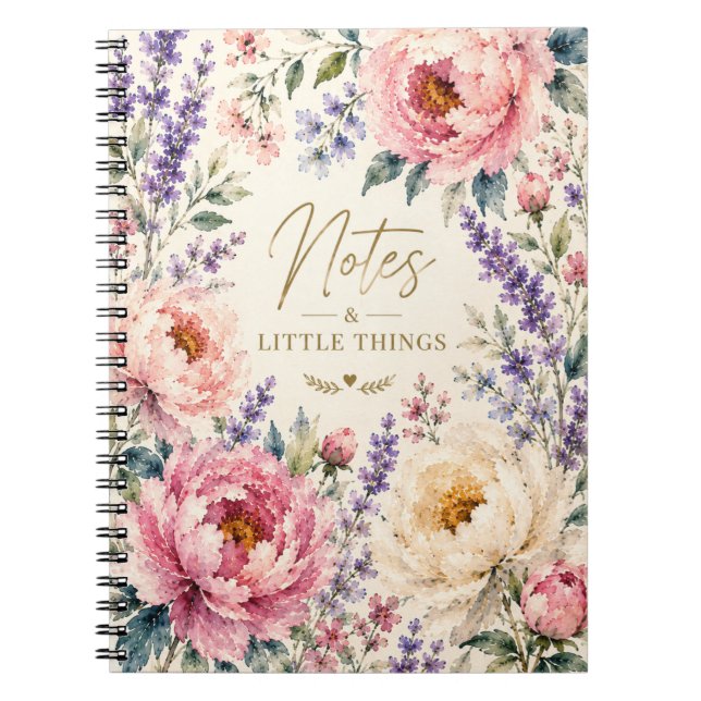 Notes and Little Things Notebook (Front)