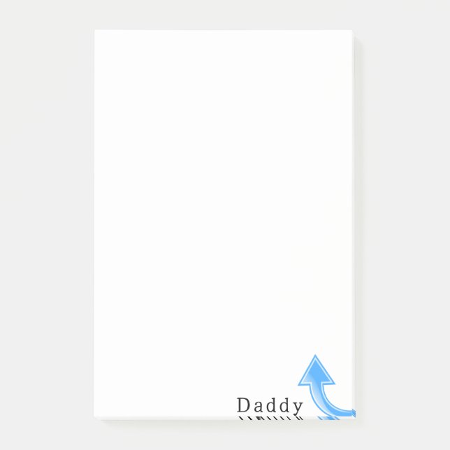 Notes Daddy Honey Do Arrow List  (Front)