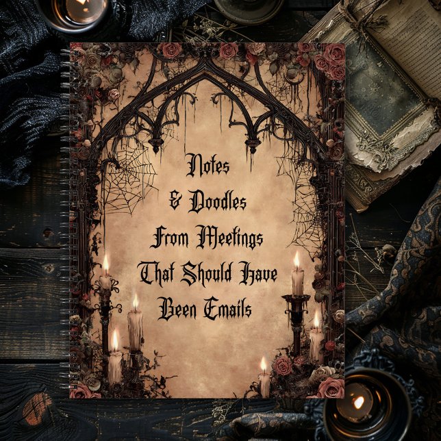 Notes & Doodles Dark Gothic Notebook (Creator Uploaded)