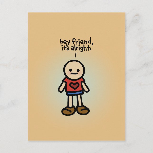 notes for my friends. postcard (Front)