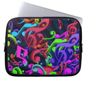 Notes in color__ laptop sleeve