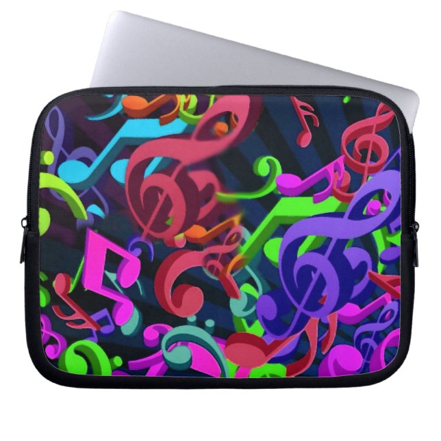 Notes in color__ laptop sleeve (Front)