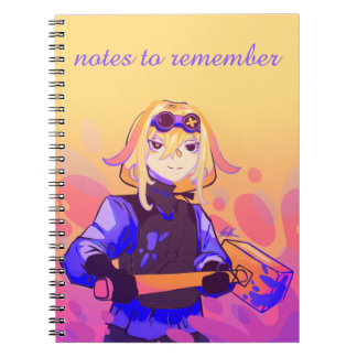 Notes to remember, anime, strong girl notebook