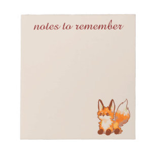 Notes to remember, Fox, fox