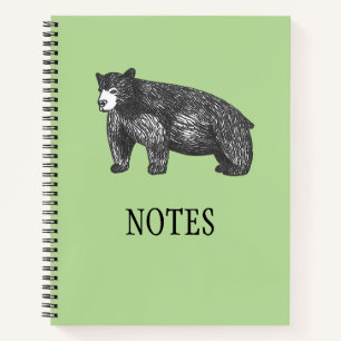 Notes Ursus americanus Black Bear Notebook