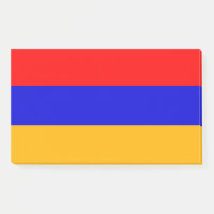 Notes with flag of Armenia