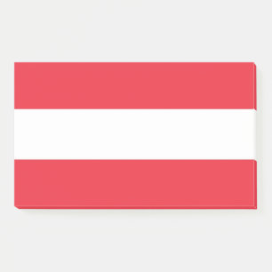 Notes with flag of Austria