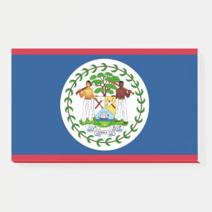 Notes with flag of Belise