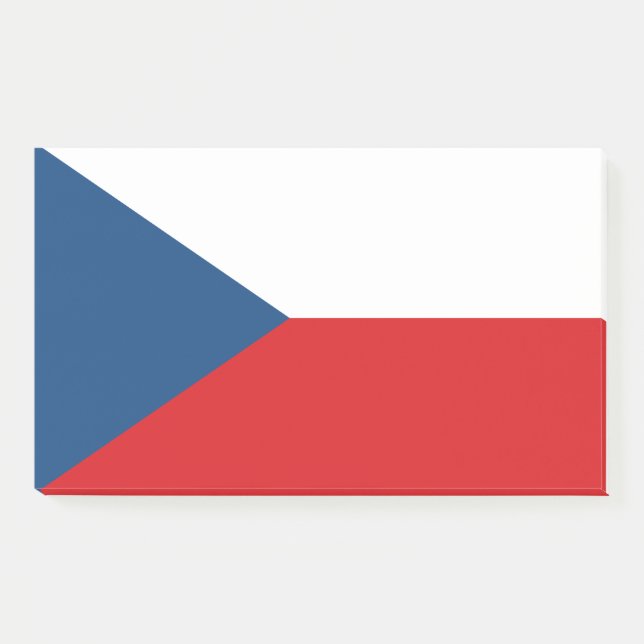 Notes with flag of Czechia (Front)