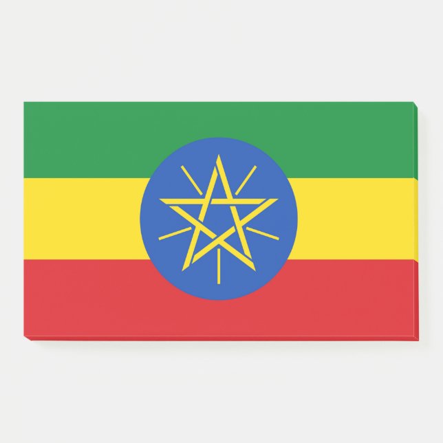 Notes with flag of Ethiopia (Front)