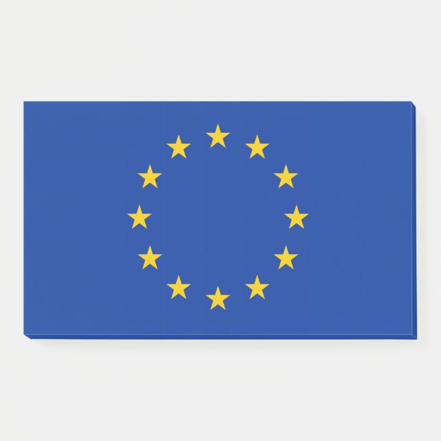 Notes with flag of European Union (Front)