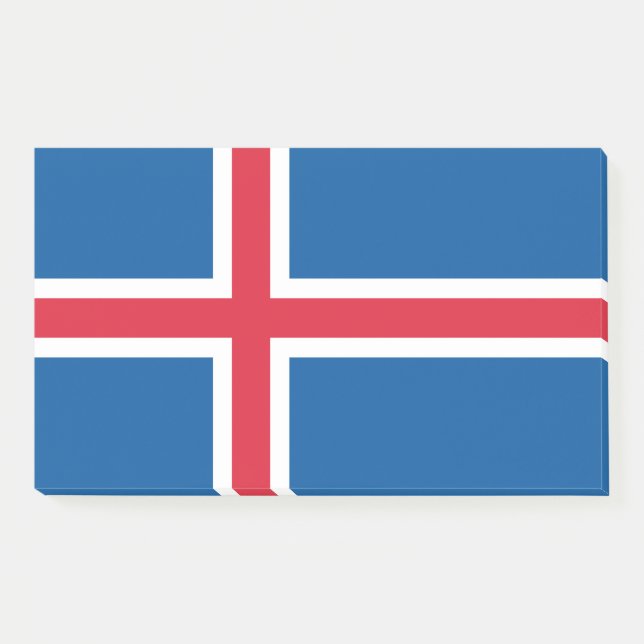 Notes with flag of Iceland (Front)