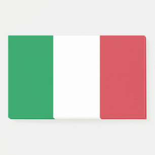 Notes with flag of Italy