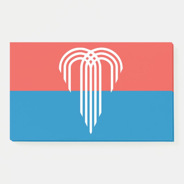 Notes with flag of Kansas City, Missouri (Front)