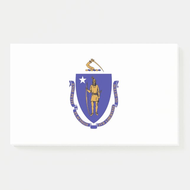 Notes with flag of Massachusetts, USA (Front)