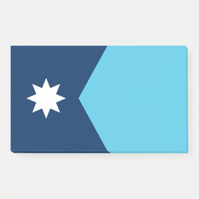 Notes with flag of Minnesota, USA (Front)
