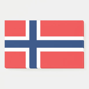Notes with flag of Norway