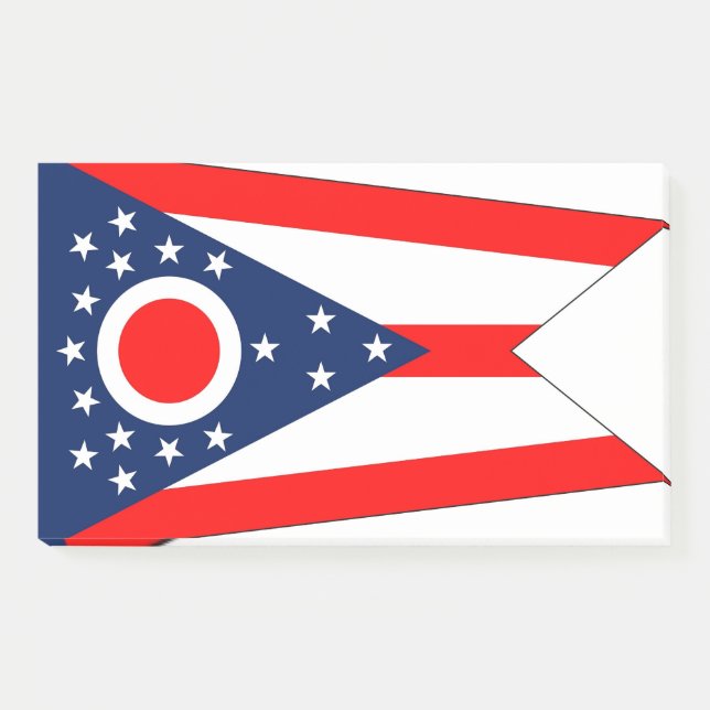 Notes with flag of Ohio State, USA (Front)