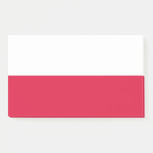 Notes with flag of Poland