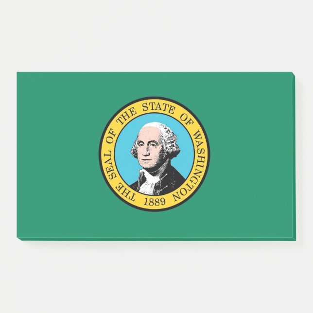 Notes with flag of Washington, USA (Front)