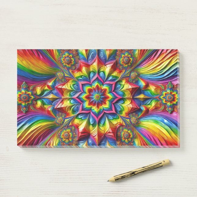 Notes with LGBTQ Colours (On Desk)