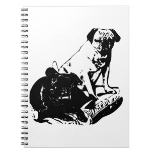 Notes with Pugs, Artful Charm Notebook