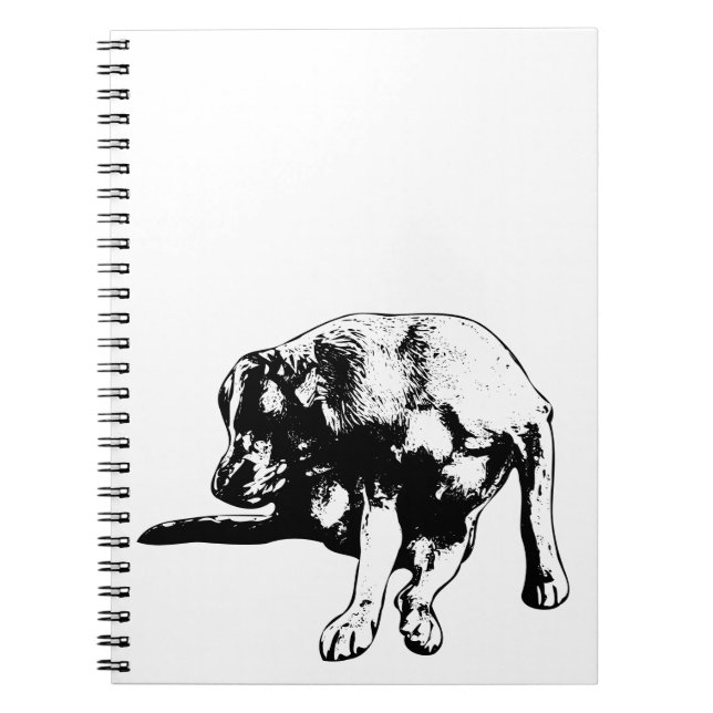 Notes with Quirky Pup Inspiration Notebook (Front)