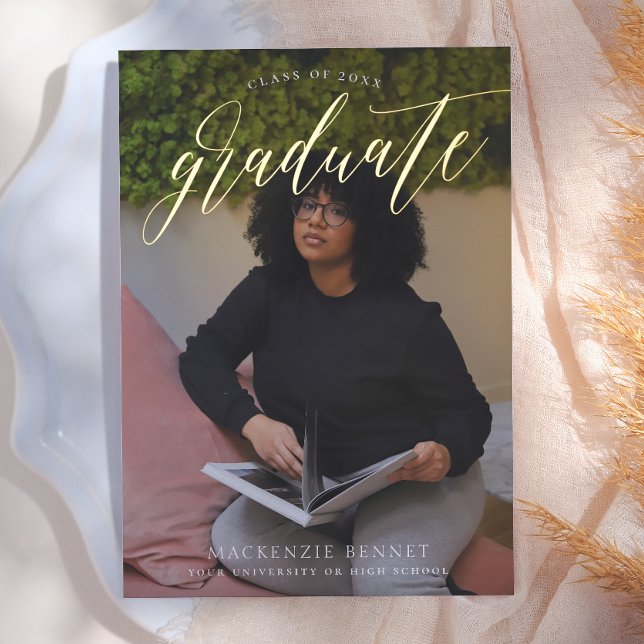 Noteworthy Real Gold Script 2 Photo Graduate (Creator Uploaded)