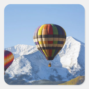 Noth America, USA, Colorado, Mt. Crested Butte, Square Sticker