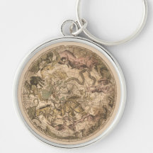 Nothern Celestial Sphere Keychain