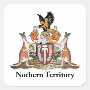 Nothern Territory coat of arms Square Sticker