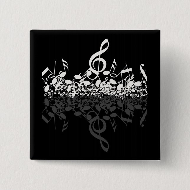 Nothin' But Treble-Black Button (Front)