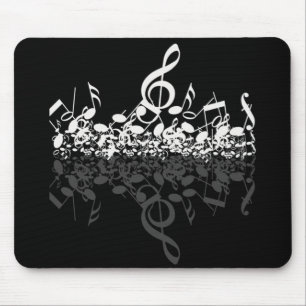 Nothin' But Treble-Black Mouse Pad