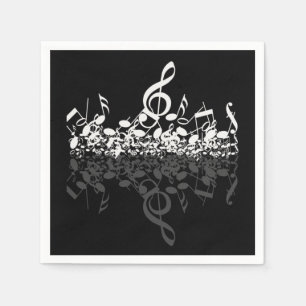 Nothin' But Treble Music Notes Paper Napkins