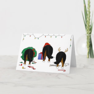 Nothin' Butt A Berner Christmas Holiday Card