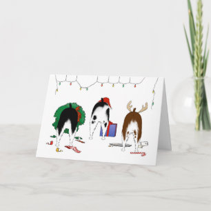 Nothin' Butt A Springer Christmas Holiday Card