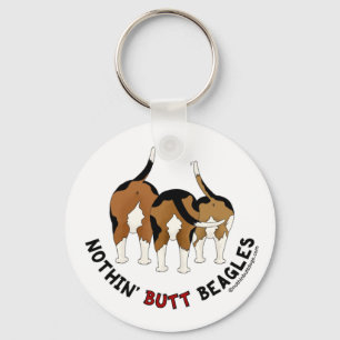 Nothin' Butt Beagles Key Ring