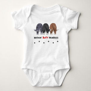 Nothin' Butt Beardies Baby Bodysuit