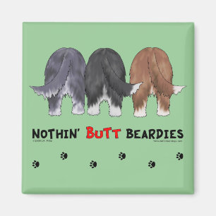 Nothin' Butt Beardies Magnet