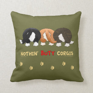 Nothin' Butt Corgis Cushion