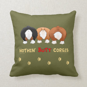 Nothin' Butt Corgis Cushion