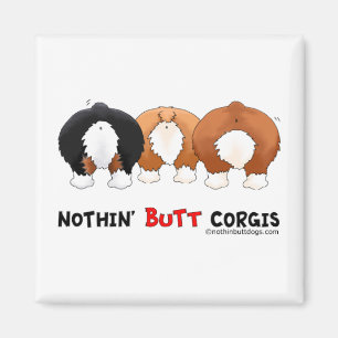 Nothin' Butt Corgis Magnet