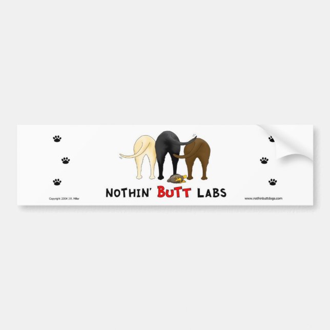 Nothin' Butt Labs Bumper Sticker (Front)
