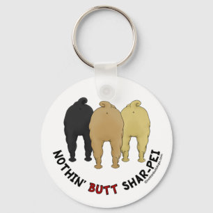 Nothin' Butt Shar-Pei Key Ring