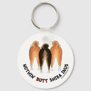 Nothin' Butt Shiba Inus Key Ring